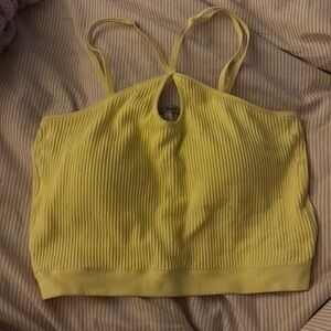 BKE essentials tank top yellow size medium
